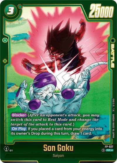 Son Goku Alternate Art FP-027 Fusion World Promotion Cards and Packs Fusion World card