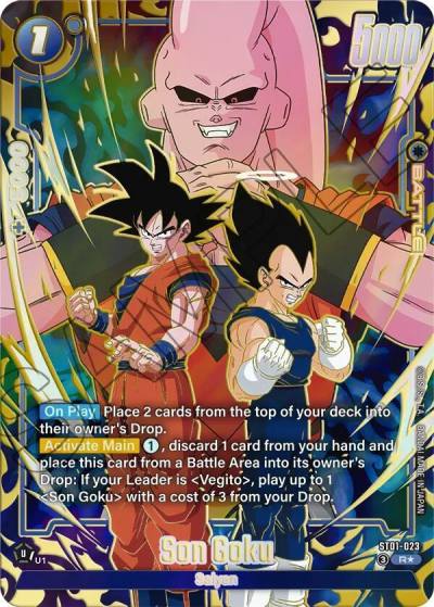 Son Goku Alternate Art ST01-023 Story Booster 01 Fusion World card