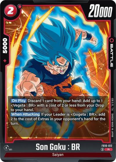 Son Goku BR FB10-012 Cross Force Fusion World card