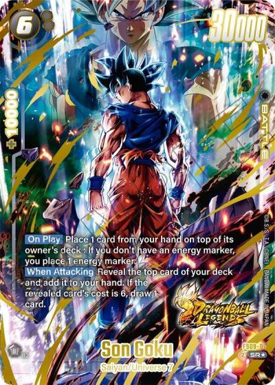 Son Goku Bonus Pack Alternate Art FS09-07 Starter Deck 9: Shallot Fusion World card