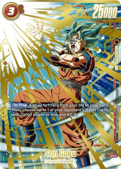Son Goku Championship 2024 2025 Regionals FB01-015 Tournament and Championship Promos Fusion World card