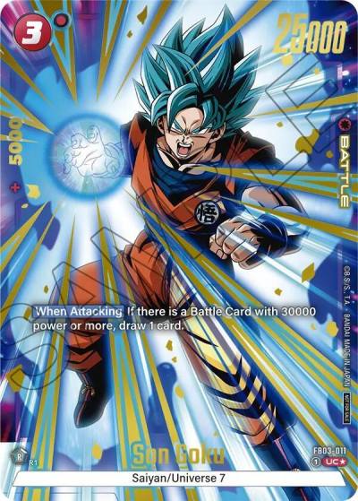 Son Goku Championship Pack 02 Gold FB03-011 Tournament and Championship Promos Fusion World card