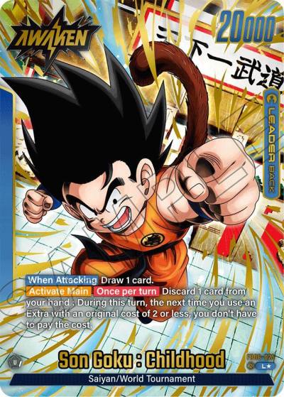Son Goku Childhood Alternate Art FB06-025 Rivals Clash Fusion World card