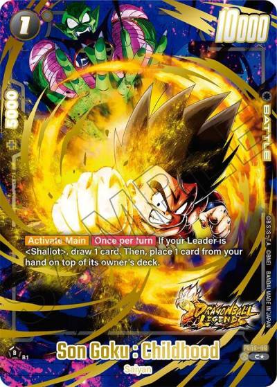 Son Goku Childhood Bonus Pack Alternate Art FS09-09 Starter Deck 9: Shallot Fusion World card