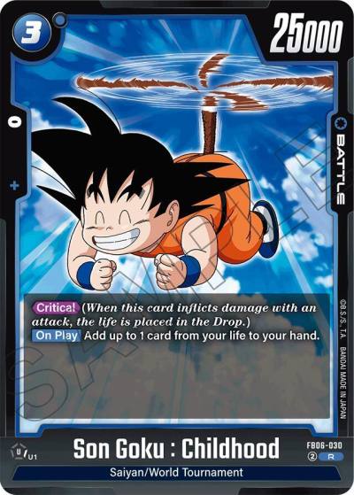 Son Goku Childhood FB06-030 Rivals Clash Fusion World card