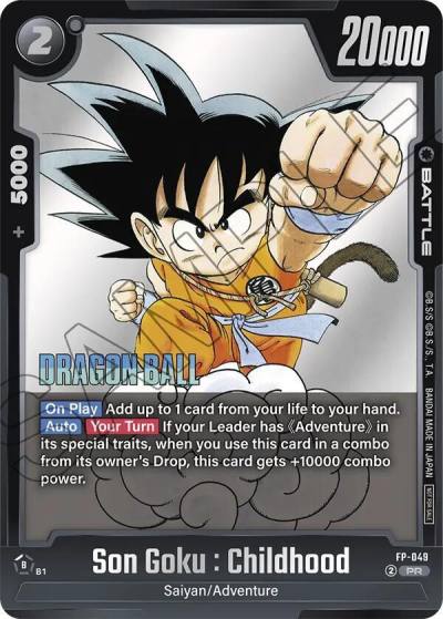 Son Goku Childhood FP-049 Fusion World Promotion Cards and Packs Fusion World card