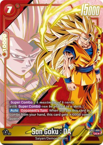 Son Goku DA Alternate Art FB07-009 Wish For Shenron Fusion World card