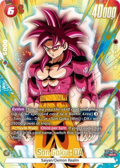 Son Goku DA Alternate Art FB07-010 Wish For Shenron Fusion World card