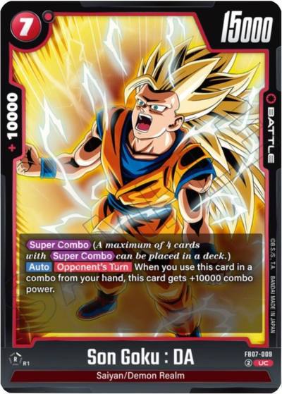 Son Goku DA FB07-009 Wish For Shenron Fusion World card