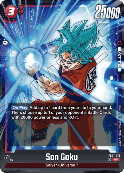 Son Goku FB01-015 Awakened Pulse Fusion World card