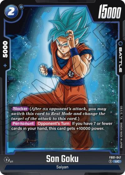 Son Goku FB01-047 Awakened Pulse Fusion World card