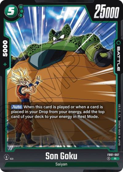 Son Goku FB01-087 Awakened Pulse Fusion World card