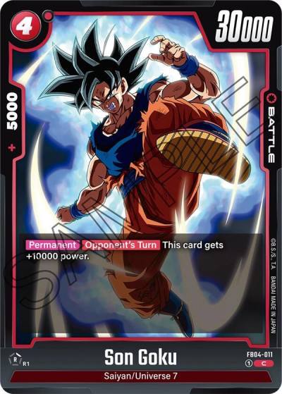 Son Goku FB04-011 Ultra Limit Fusion World card