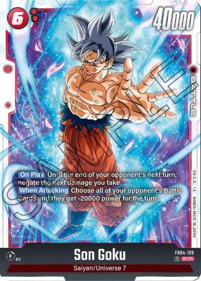 Son Goku FB04-129 Ultra Limit Fusion World card