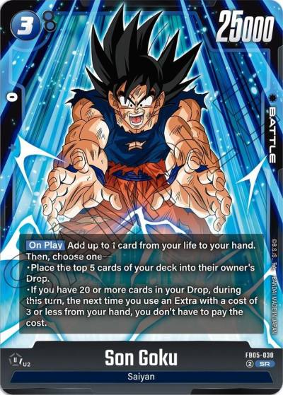 Son Goku FB05-030 New Adventure Fusion World card