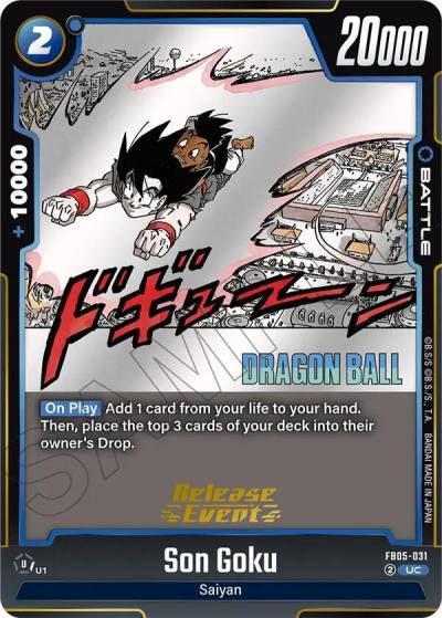 Son Goku FB05-031 Manga Booster 02 Release Event Cards Fusion World card
