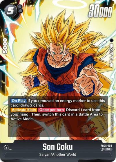 Son Goku FB05-100 New Adventure Fusion World card