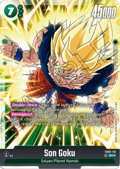 Son Goku FB05-119 New Adventure Fusion World card