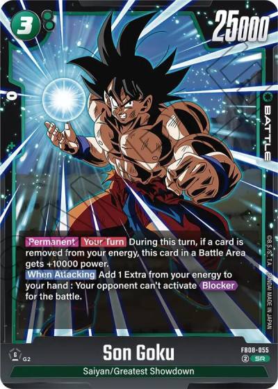 Son Goku FB08-055 Saiyan's Pride Fusion World card