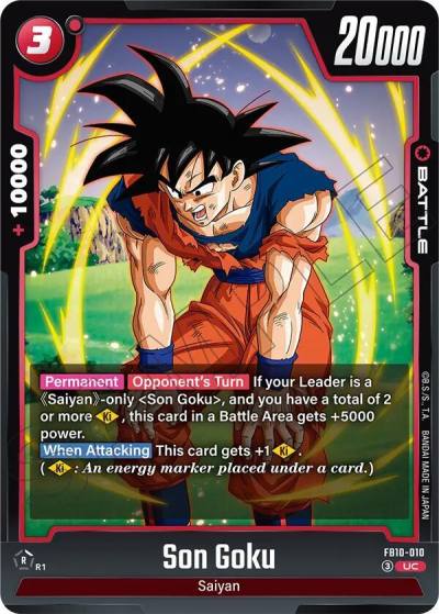 Son Goku FB10-010 Cross Force Fusion World card