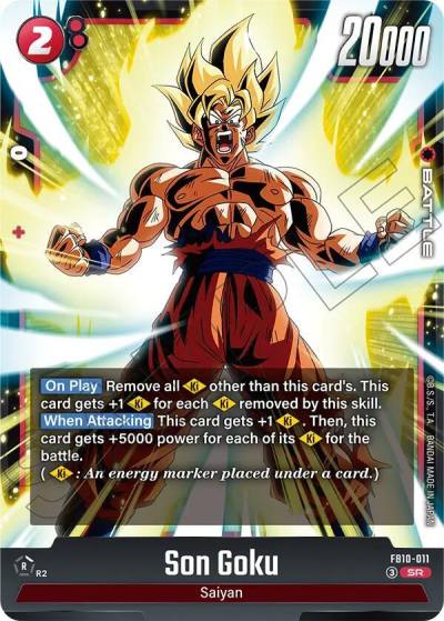 Son Goku FB10-011 Cross Force Fusion World card