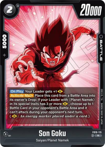 Son Goku FB10-115 Cross Force Fusion World card