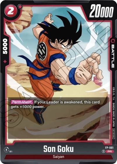 Son Goku FP-001 Fusion World Promotion Cards and Packs Fusion World card