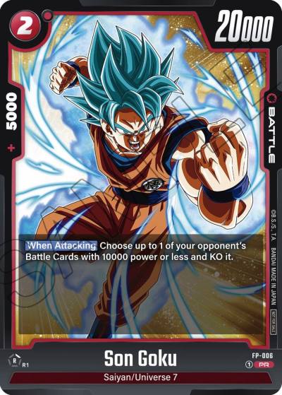 Son Goku FP-006 Fusion World Promotion Cards and Packs Fusion World card
