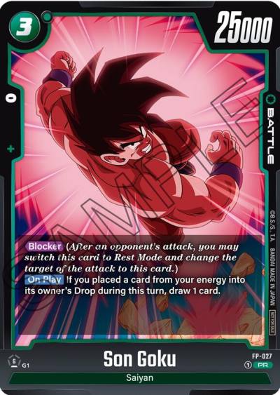 Son Goku FP-027 Fusion World Promotion Cards and Packs Fusion World card