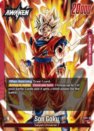 Son Goku FS01-01 Starter Deck 1: Son Goku Fusion World card