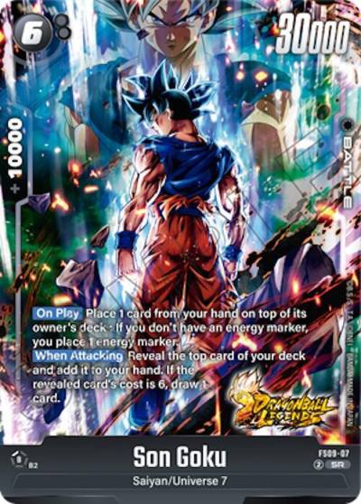 Son Goku FS09-07 Starter Deck 9: Shallot Fusion World card