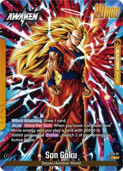 Son Goku FS11-01 Starter Deck EX: The Phase of Evolution Fusion World card