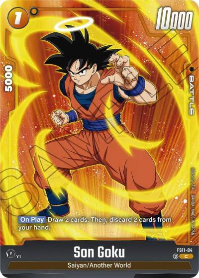 Son Goku FS11-04 Starter Deck EX: The Phase of Evolution Fusion World card