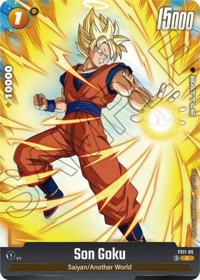 Son Goku FS11-05 Starter Deck EX: The Phase of Evolution Fusion World card