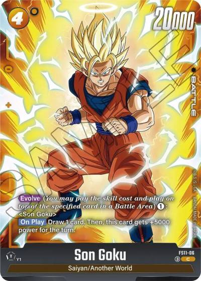 Son Goku FS11-06 Starter Deck EX: The Phase of Evolution Fusion World card