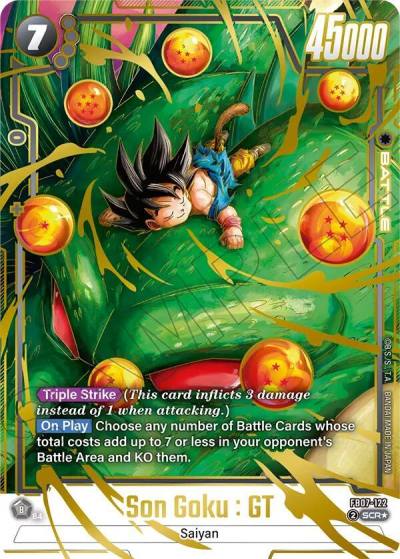 Son Goku GT Alternate Art FB07-122 Wish For Shenron Fusion World card