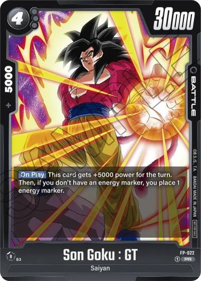 Son Goku GT FP-022 Fusion World Promotion Cards and Packs Fusion World card