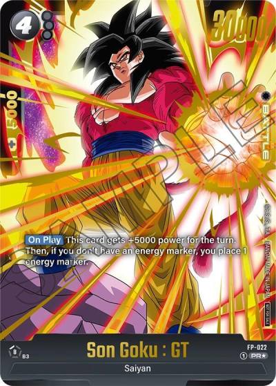 Son Goku GT Selection Pack 01 FP-022 Tournament and Championship Promos Fusion World card