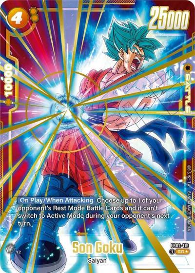 Son Goku Gold FB02-119 Fusion World Promotion Cards and Packs Fusion World card