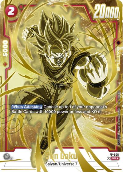 Son Goku Gold FP-006 Fusion World Promotion Cards and Packs Fusion World card