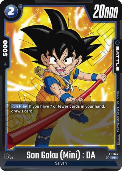 Son Goku Mini DA FP-024 Fusion World Promotion Cards and Packs Fusion World card