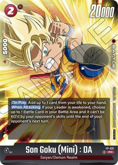 Son Goku Mini DA FP-037 Fusion World Promotion Cards and Packs Fusion World card