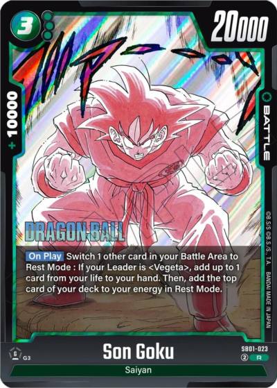 Son Goku SB01-023 Manga Booster 01 Fusion World card