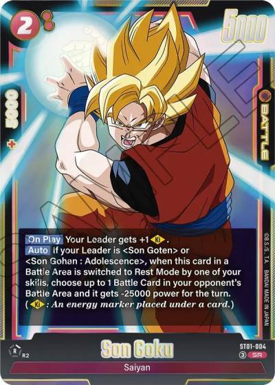 Son Goku ST01-004 Story Booster 01 Fusion World card