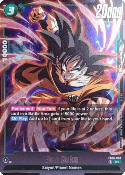 Son Goku Tournament Pack 06 FB05-053 Tournament and Championship Promos Fusion World card