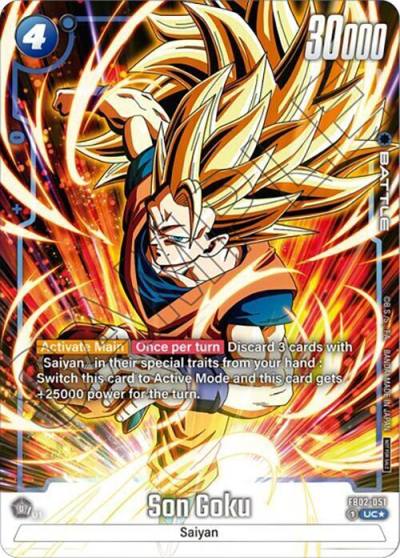 Son Goku Tournament Pack Winner 02 FB02-051 Tournament and Championship Promos Fusion World card