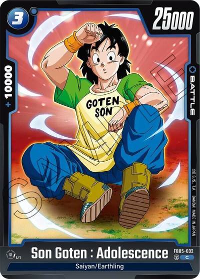 Son Goten Adolescence FB05-032 New Adventure Fusion World card