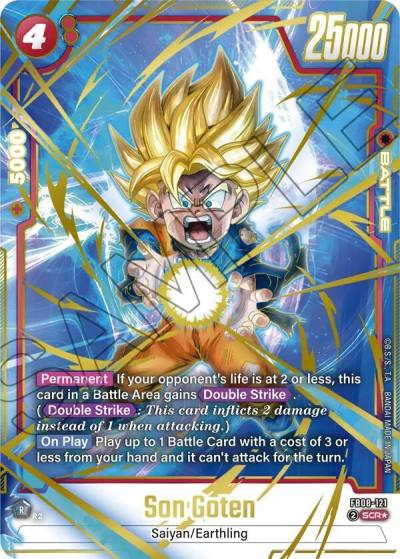 Son Goten Alternate Art FB08-121 Saiyan's Pride Fusion World card