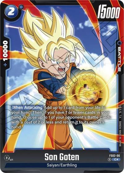 Son Goten Bonus Pack Alternate Art FS02-06 Starter Deck 2: Vegeta Fusion World card