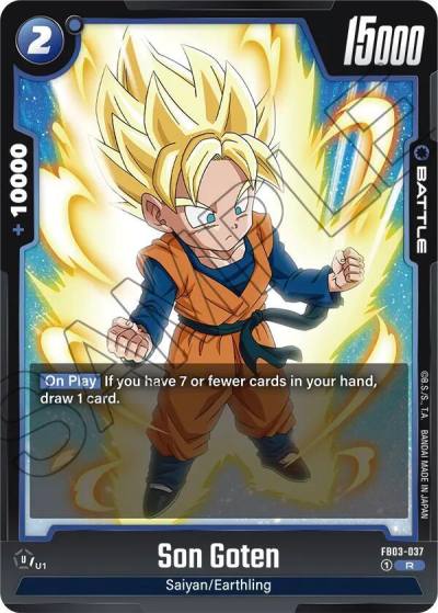 Son Goten FB03-037 Raging Roar Fusion World card